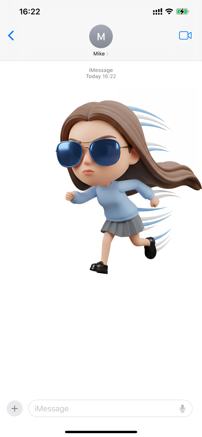 Women With Sunglasses Stickers