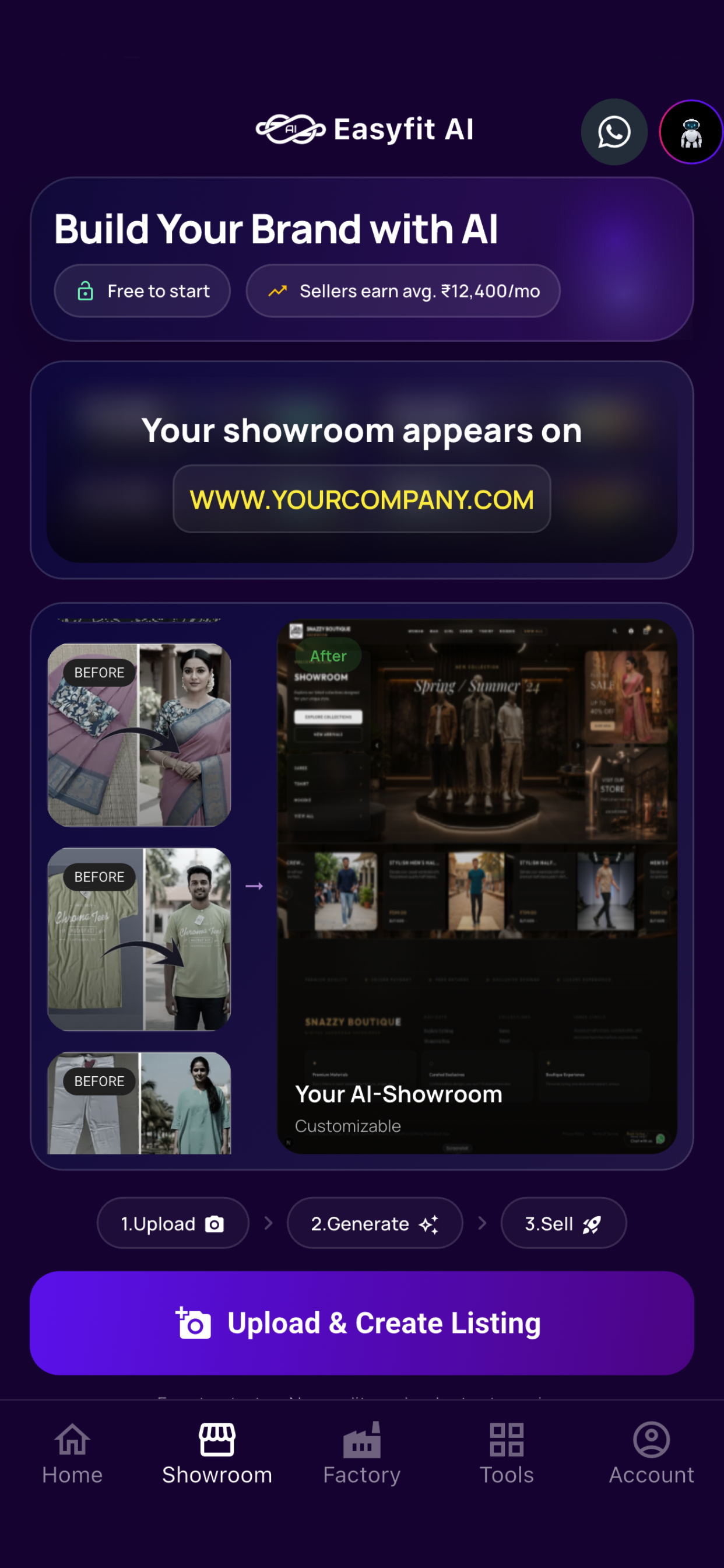 Easyfit AI: Showroom Builder screenshot 6