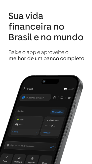 Screenshot #1 pour C6 Bank: Cartão, conta e mais!