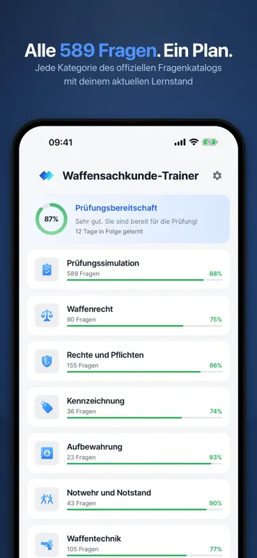 Waffensachkunde-Trainer WaffG screenshot 1 of 7