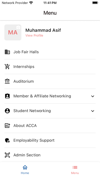 ACCA Virtual Careers Fairs Screenshot