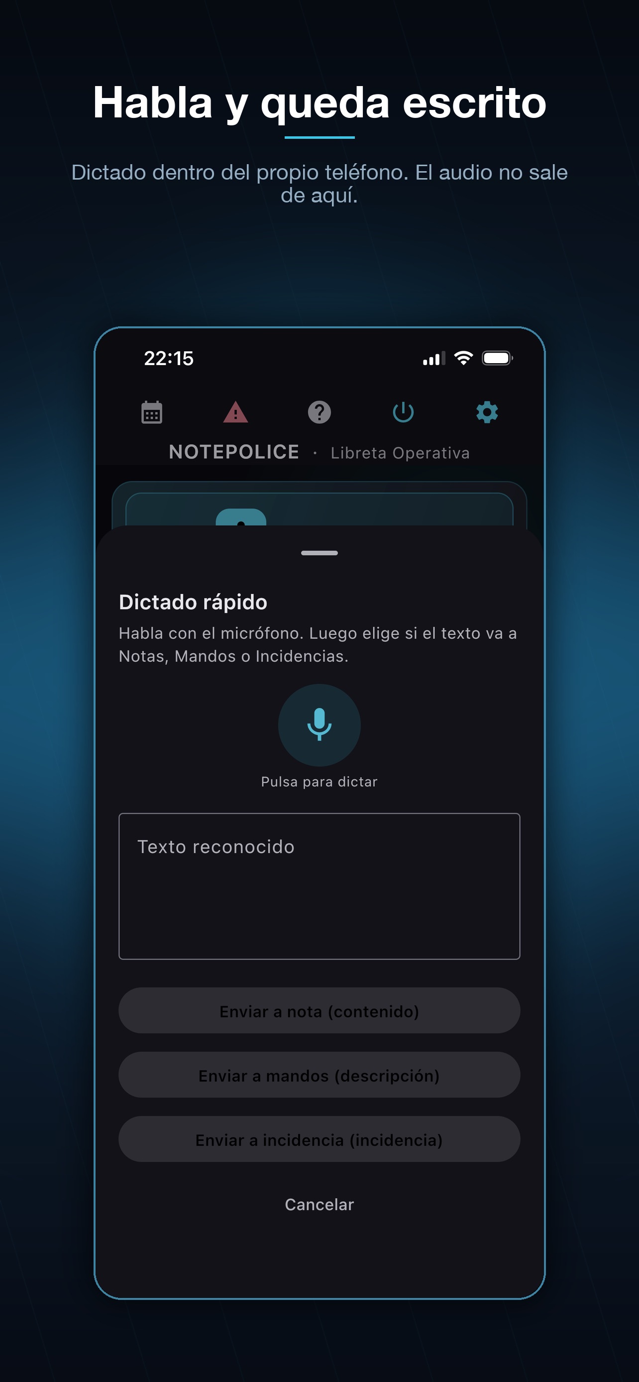 Screenshot 2 of NOTEPOLICE: Police Notebook