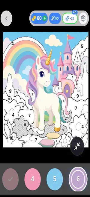 Paint by Number Coloring Games screenshot 1