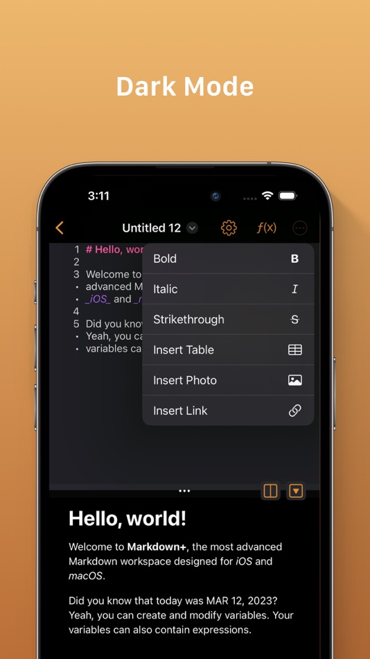 #4. Markdown+ Text & Code Editor (macOS) Által: Zetegy LLC
