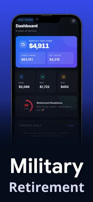 Military Retirement & VA Pay screenshot 1