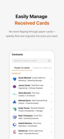 TaraBizCard screenshot