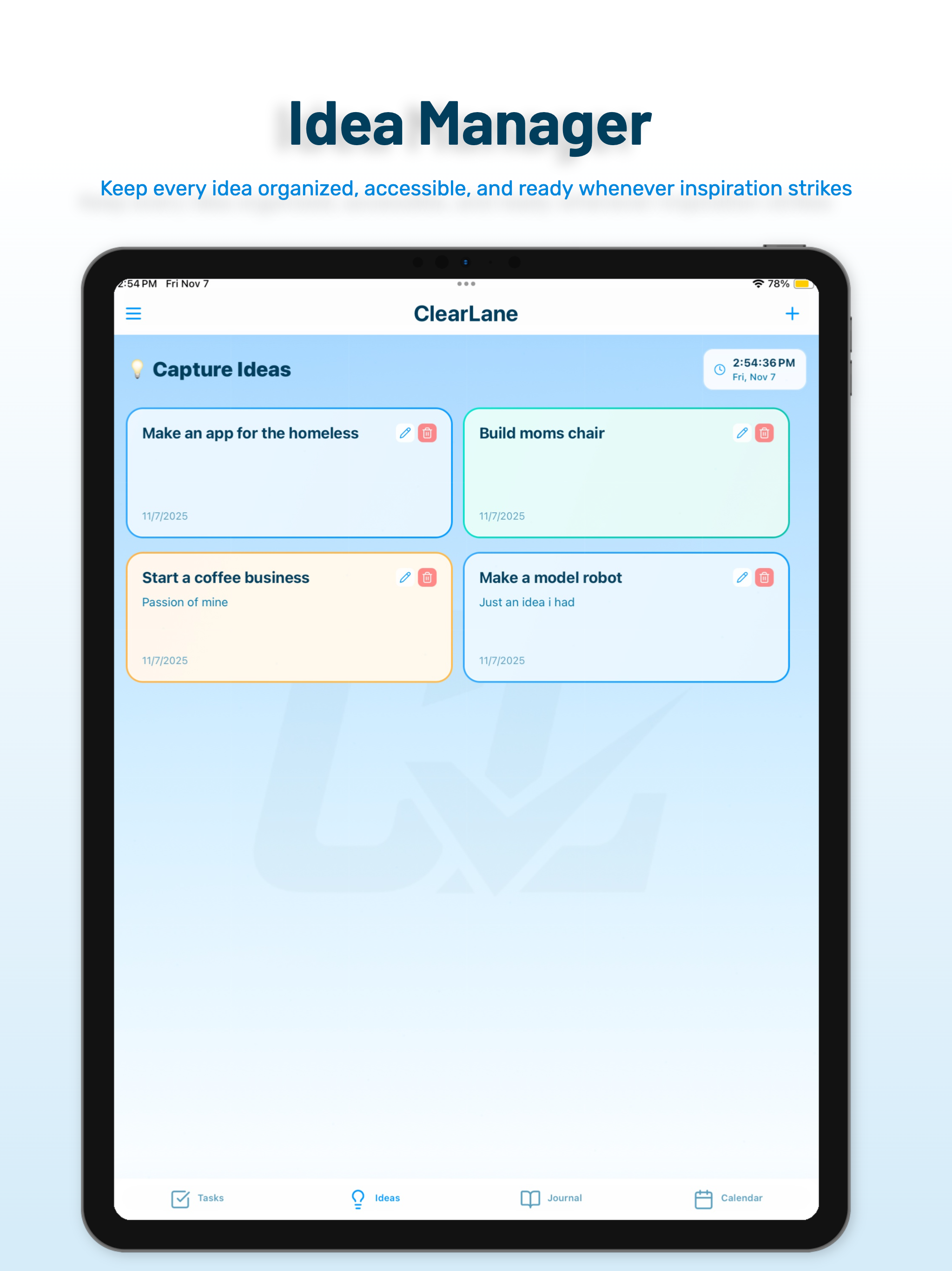 ClearLane - Productivity App