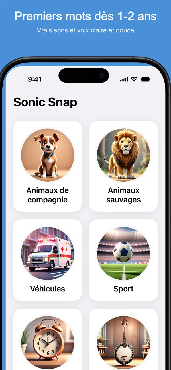Screenshot #1 pour SonicSnap: Apprendre Enfant