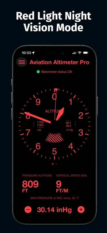 Aviation Altimeter Pro screenshot 6 of 9