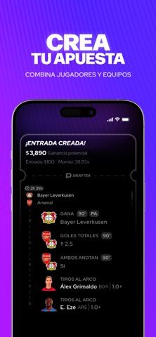 Draftea - Apuestas Deportivas iPhone screenshot 5