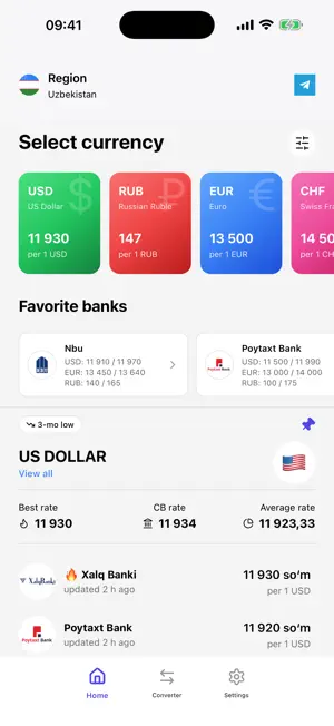 Uzbekistan Currency Rates screenshot 2