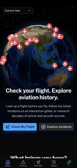 PlaneCrashData: Flight Crashes screenshot 1