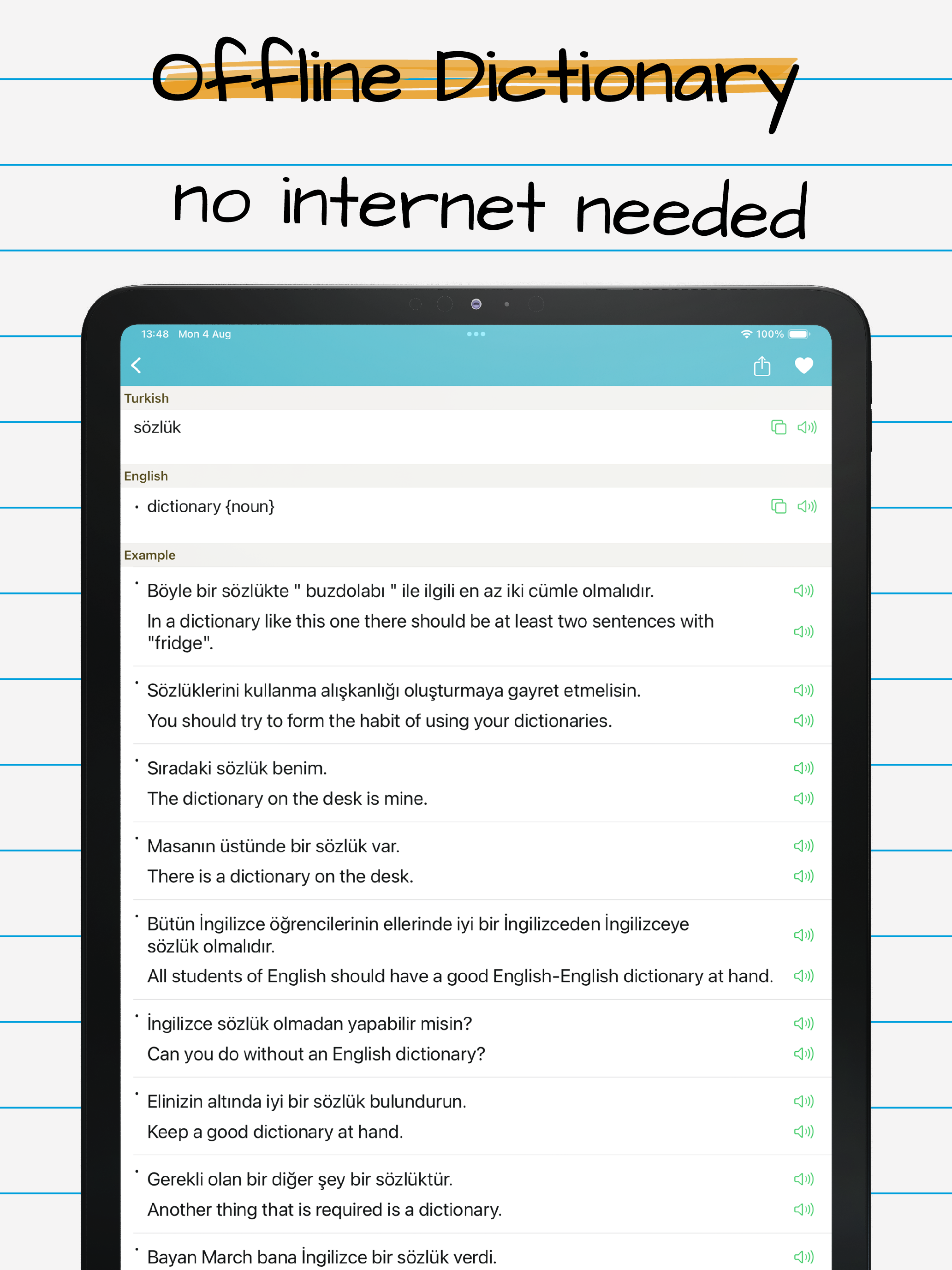 Turkish English Dictionary + screenshot 10