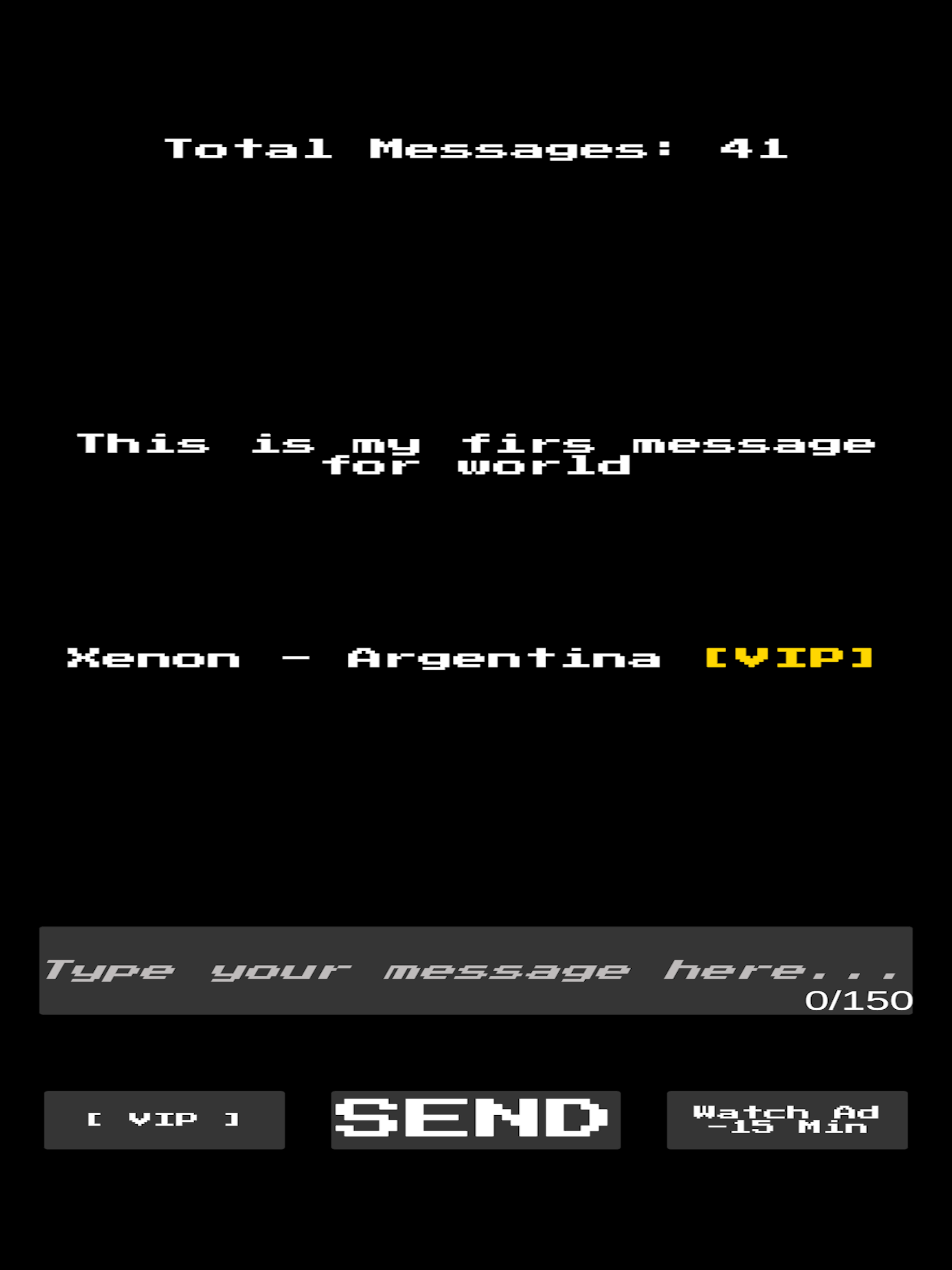 The Last Message: Terminal