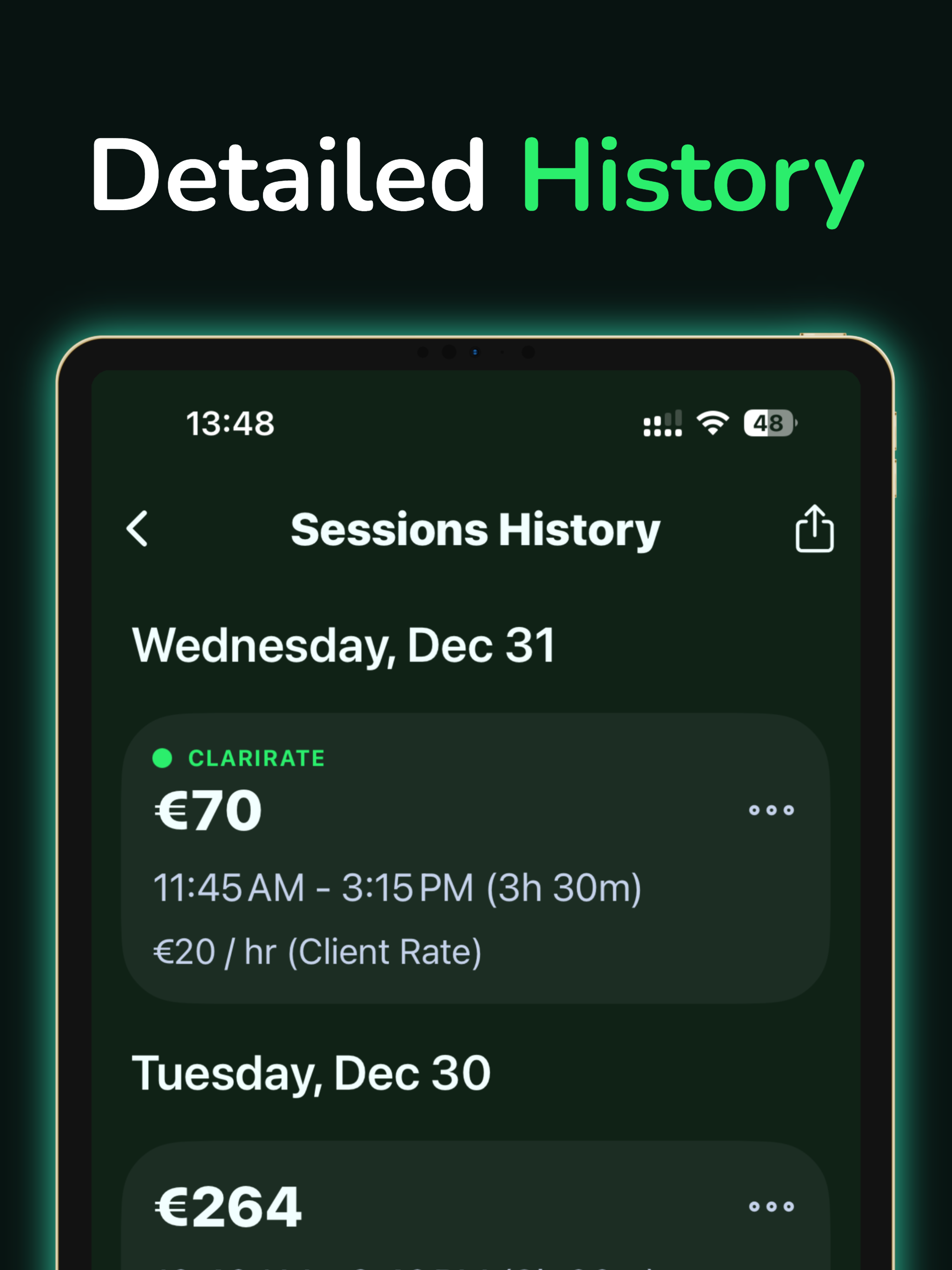 ClariRate: Hourly Work Tracker screenshot 8