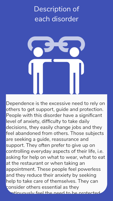 Personality Disorders Test Screenshot