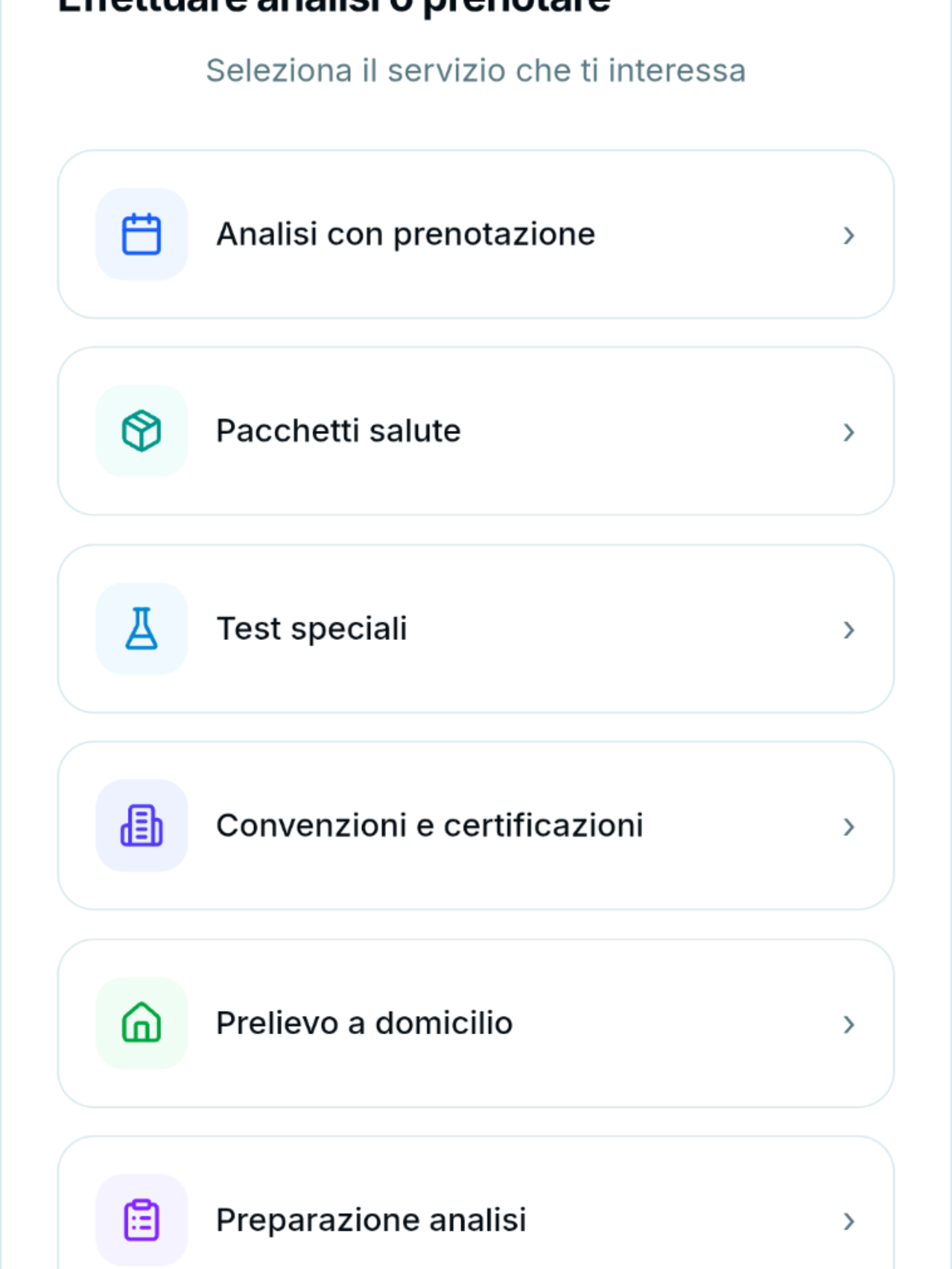 Analisi cliniche MONTEMURRO screenshot 7