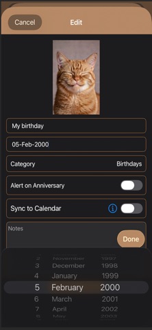 Age Tracker iPhone screenshot
