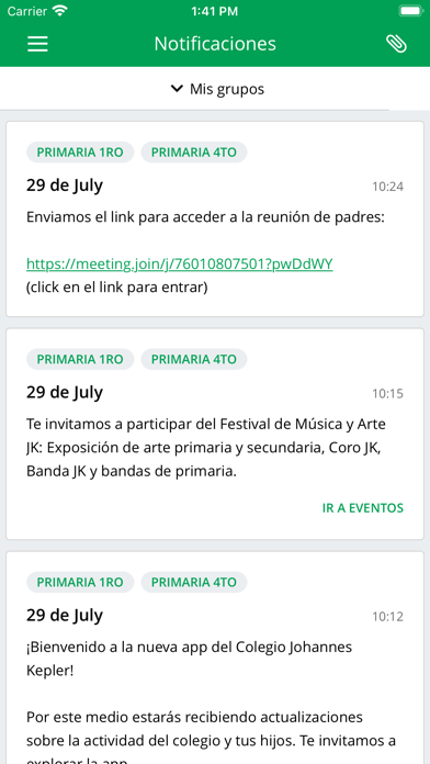 Colegio Johannes Kepler Screenshot