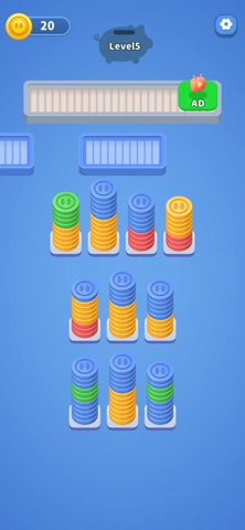Piggy Sort: Color Puzzle screenshot