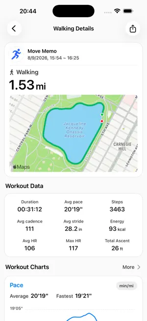 Move Memo: Workout Log screenshot 4