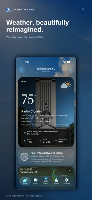 USA Weather Pro: Live Radar screenshot 1
