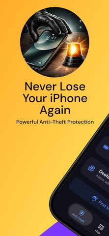 Anti Theft Alarm & Tracker iPhone screenshot