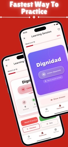 HolaFlash : Learn Spanish Screenshot 2 of 4