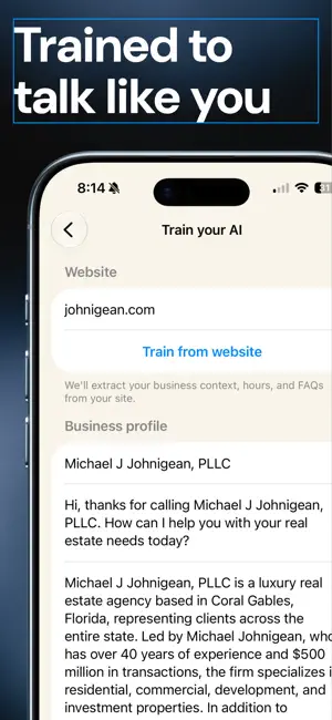 AI Receptionist - Rimlyn screenshot 4