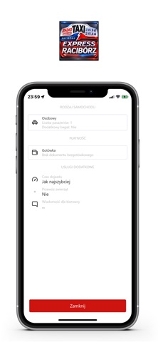 Radio Taxi Express Racibórz screenshot