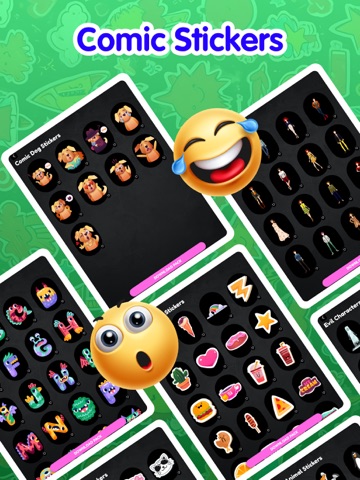 Sticker Maker, GIFs, Memes iPad screenshot