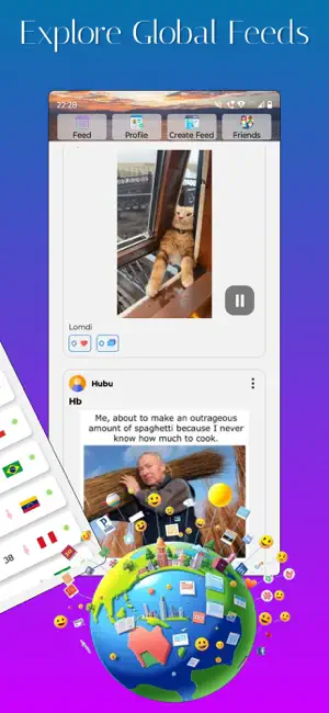 Global Social : New Friends screenshot 2
