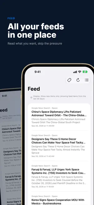 Gatherly - Easy RSS Reader screenshot 1