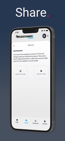 106.7 The Resistance iPhone screenshot