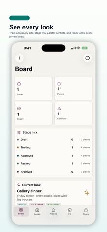 Accessory Pairing Board screenshot