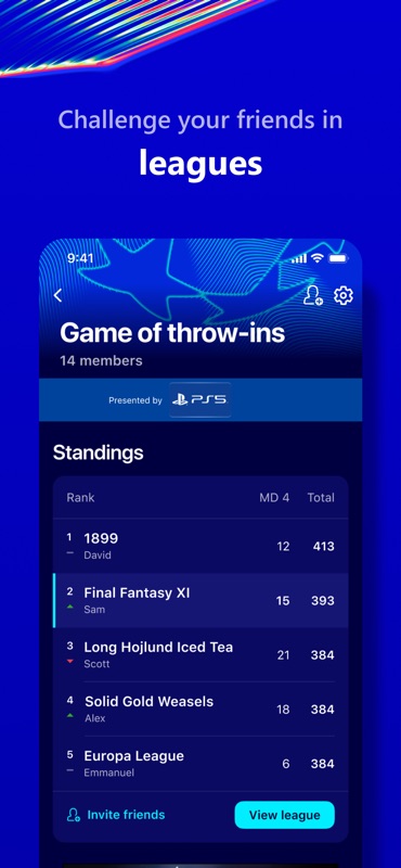 UEFA Gaming: Fantasy Football screenshot 7