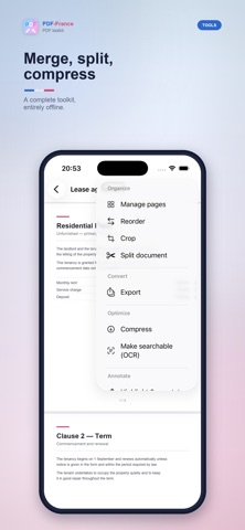 PDF-France iPhone screenshot