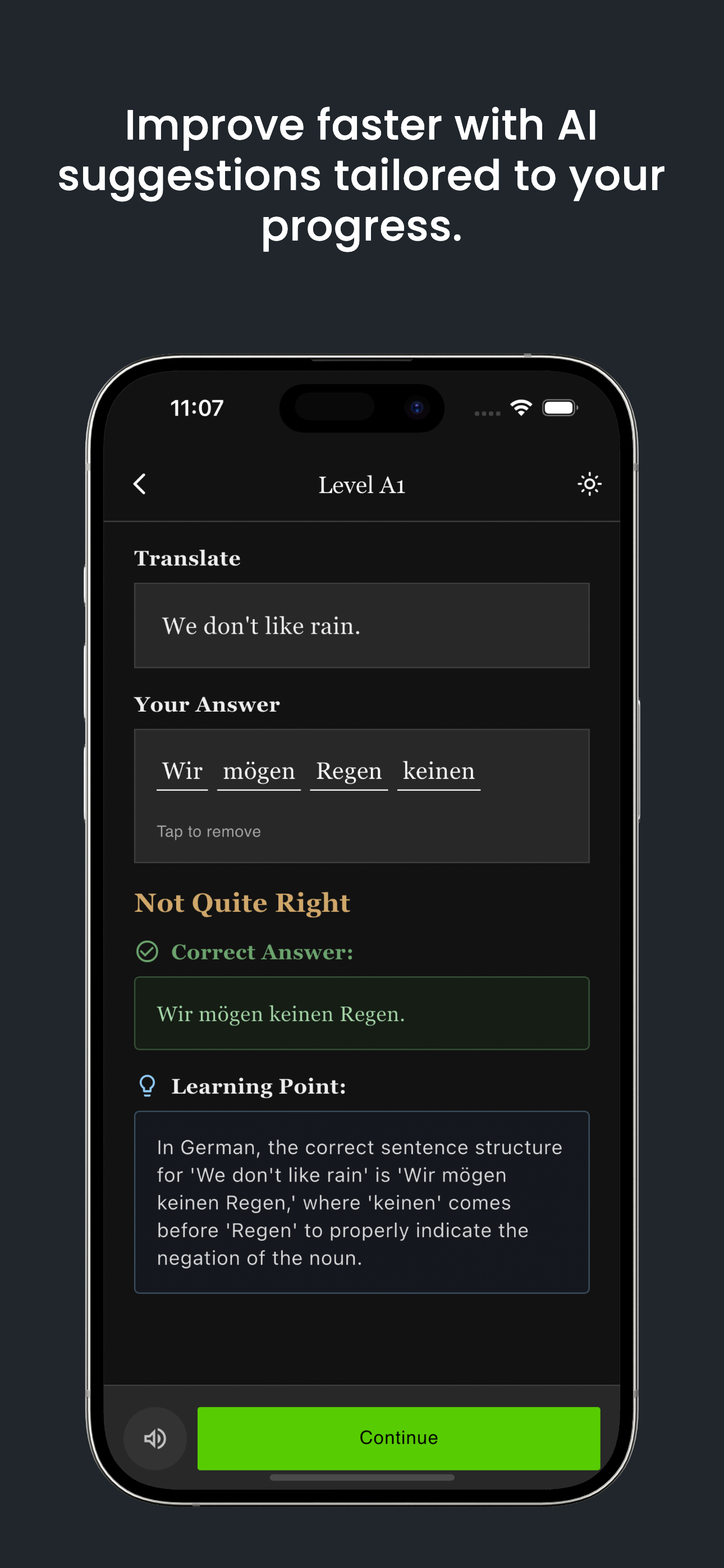 German Sentence Builder screenshot 3
