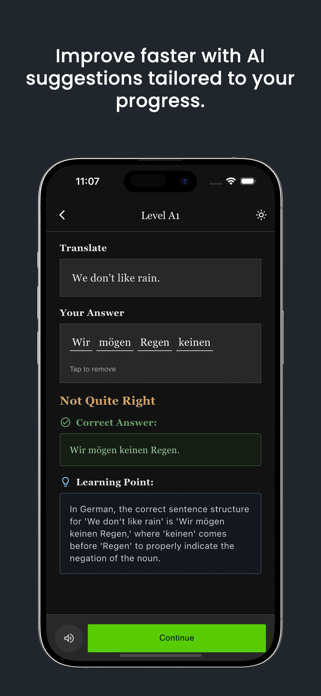 German Sentence Builder Screenshot 3 of 3