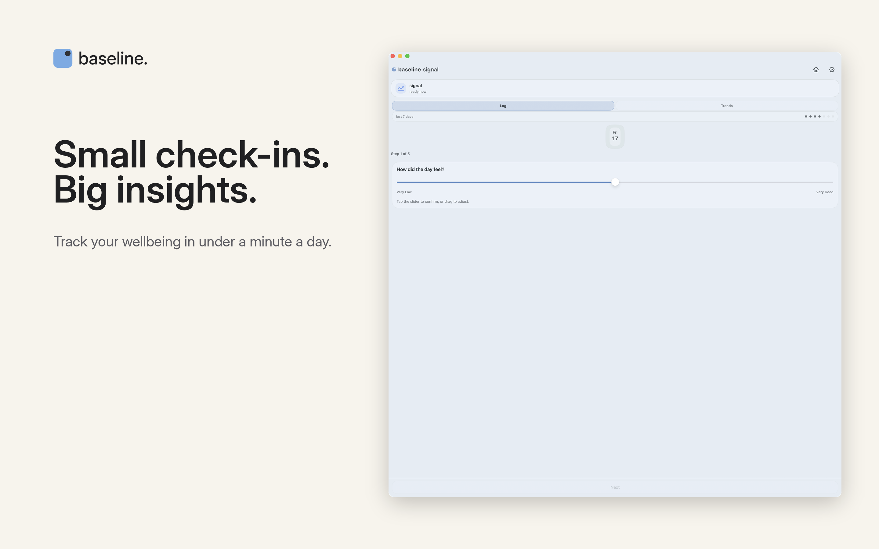 baseline: life and routines screenshot 12