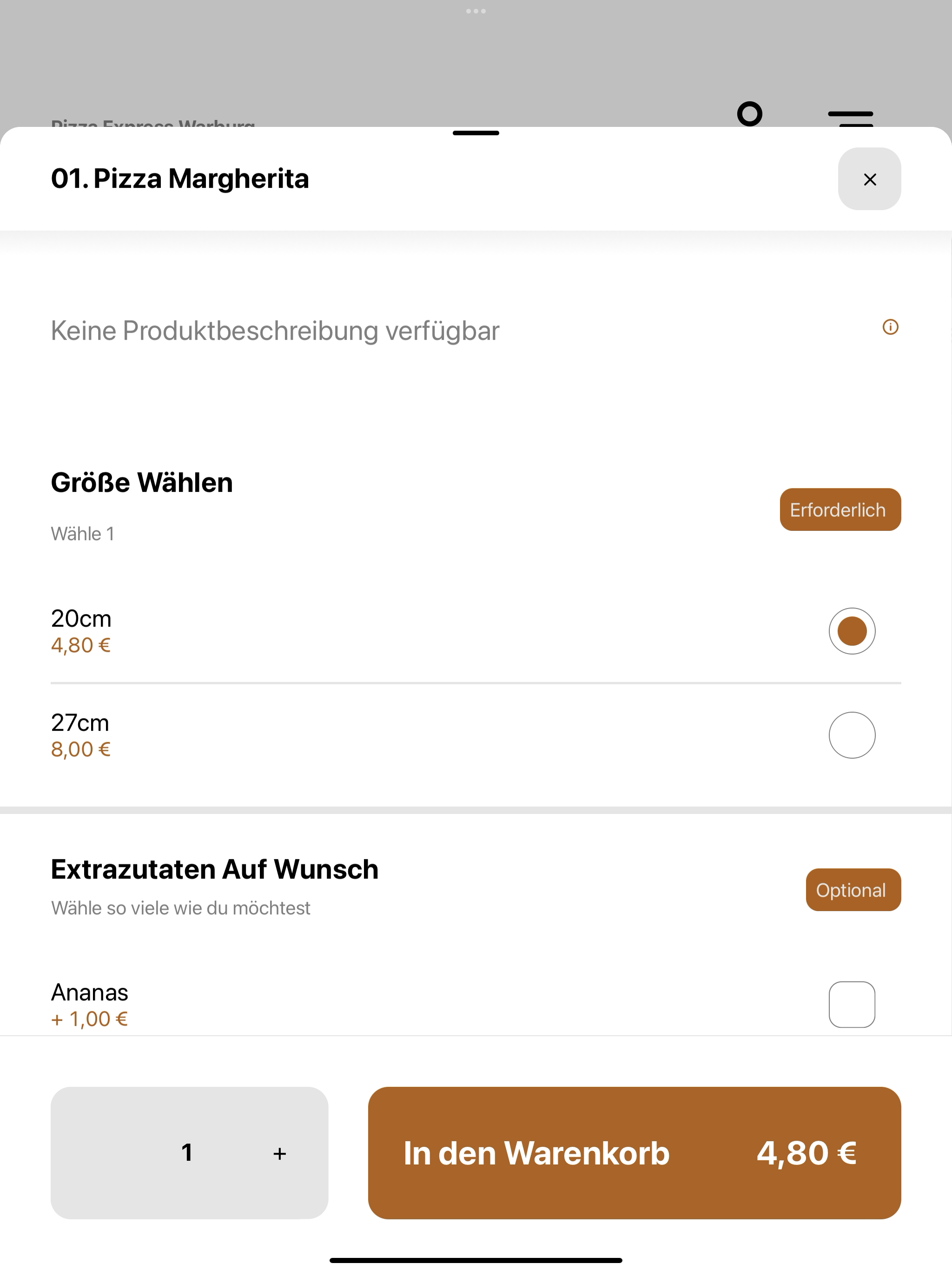 Pizza Express Warburg