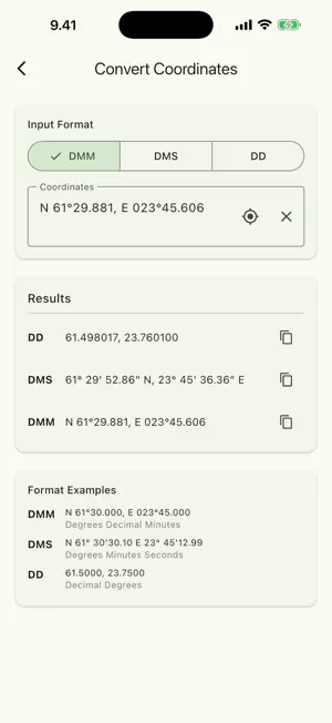 61°23° App screenshot 4