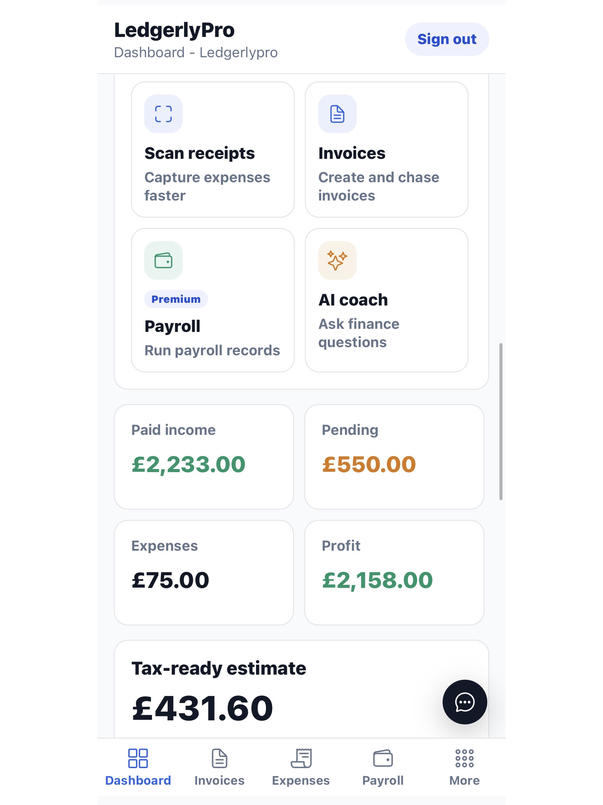 LedgerlyPro: UK Bookkeeping screenshot 20