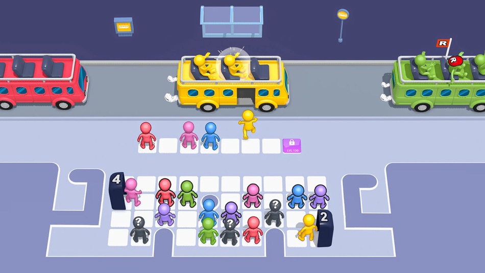 #10. Bus Jam 3D - Bus Out Games (iOS) 由: Qaisar Rehman