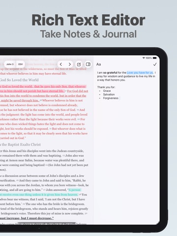 Bible - Companion iPad screenshot