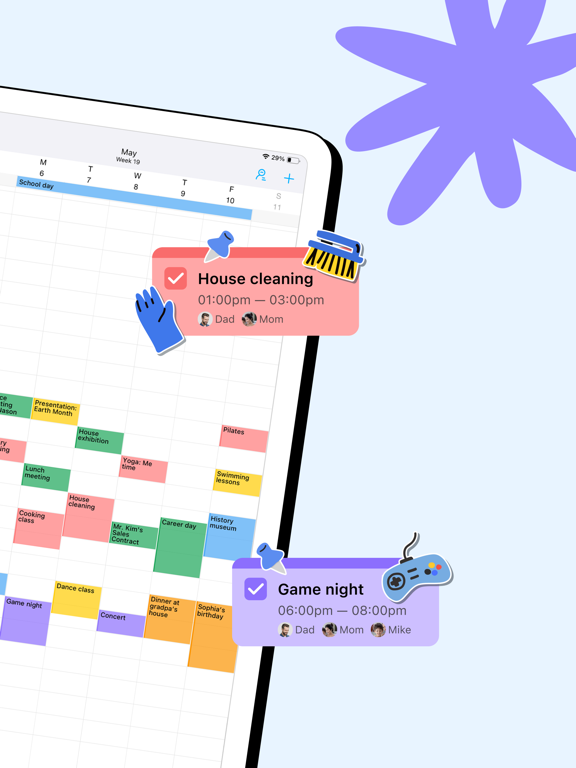 Screenshot #5 pour FamCal: Shared Family Calendar