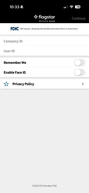 Flagstar Private Mobile Bkg screenshot 1