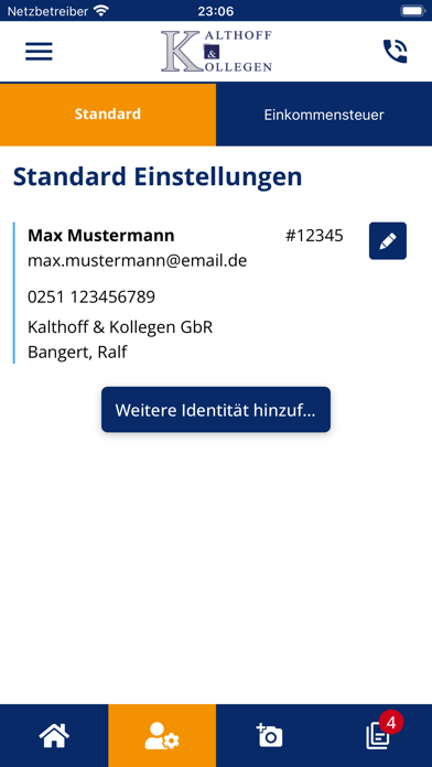 Screenshot #2 pour KuK:App - Die Mandanten-App