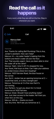 AI 2nd Line + Receptionist Screenshot 2 of 9