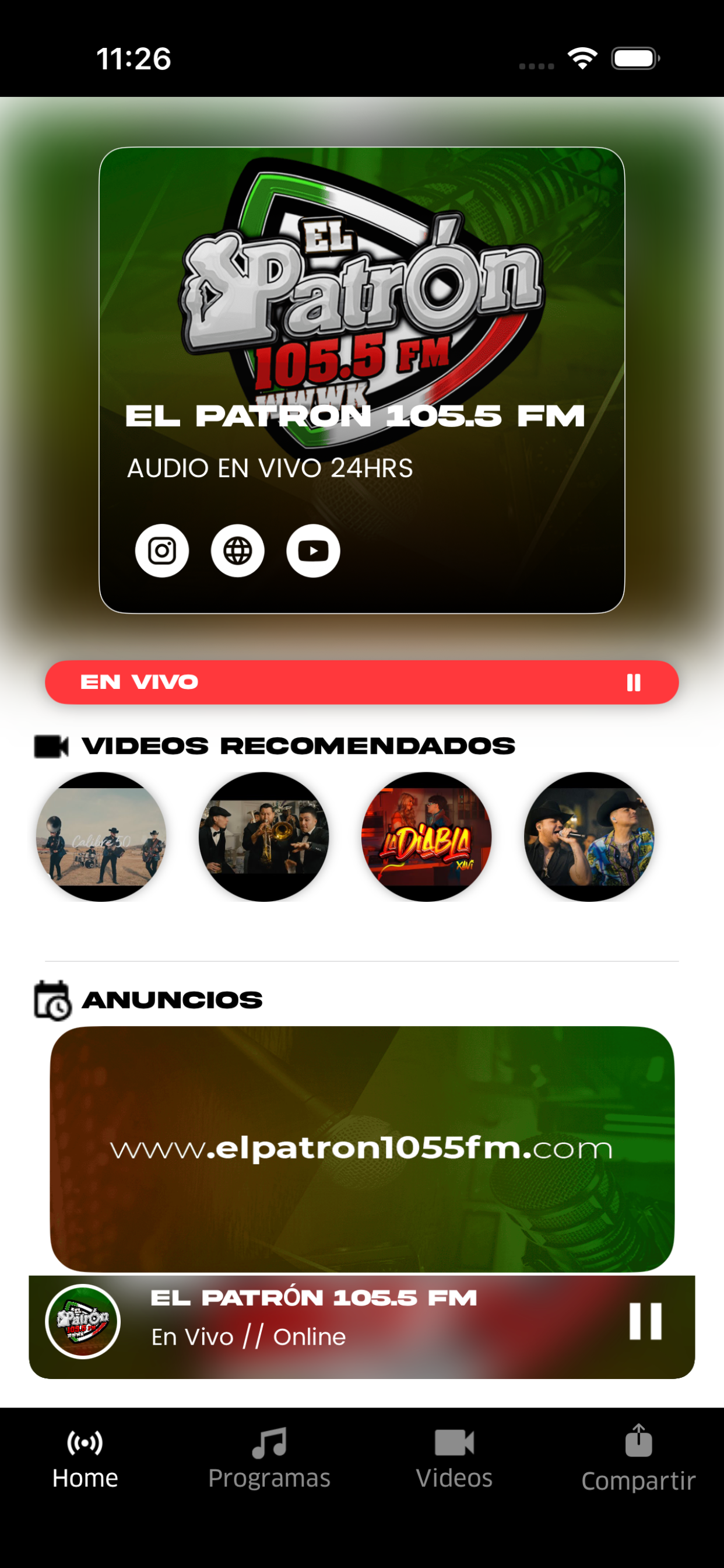 El Patrón 105.5 FM